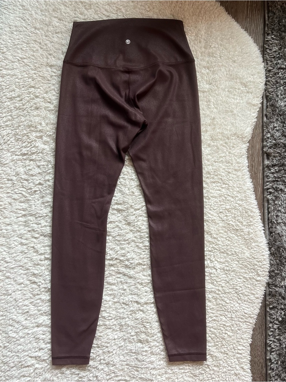 CRZ Yoga Butterluxe Foil Leggings 25” Mauve Brown (M)